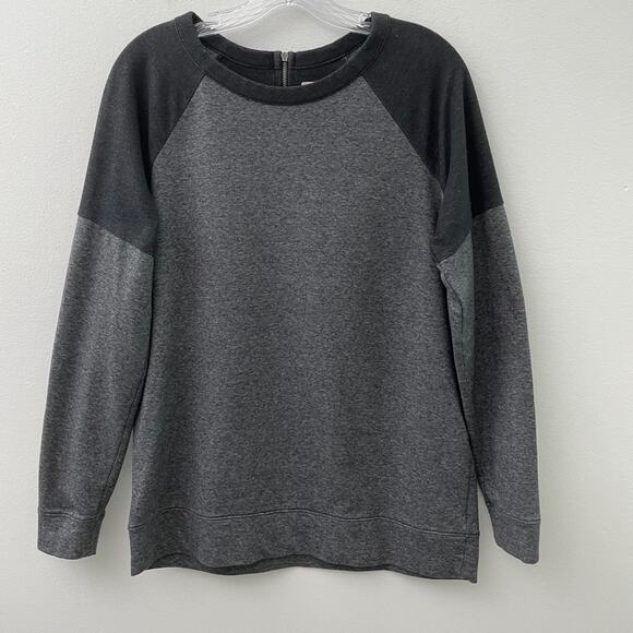 Loft Lounge Crewneck Colorblock Sweater Size Small - Picture 2 of 9